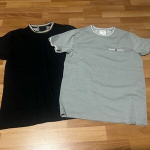 Cactus Man Striped Black and White Shirt